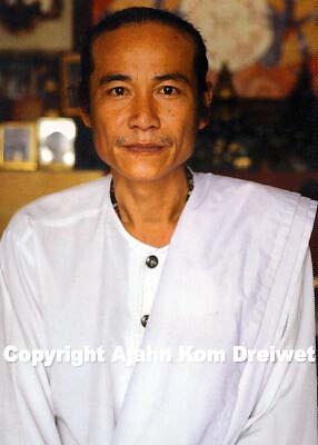 Ajahn Kom Dreiwet Portrait - Arsom Baramee Pho Kae, Suphanburi, Thailand