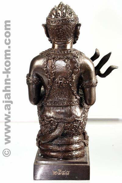 Phraya Anuchit Statue - Hanuman mit Dreizack vom ehrwrdigen Ajahn Kom Dreiwet